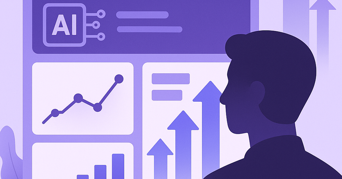 AI business founder tools dashboard showing growth metrics and scaling indicators for startup success