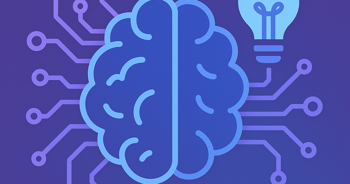 AI invention generator platform interface showing artificial intelligence analyzing data to generate innovative software opportunities