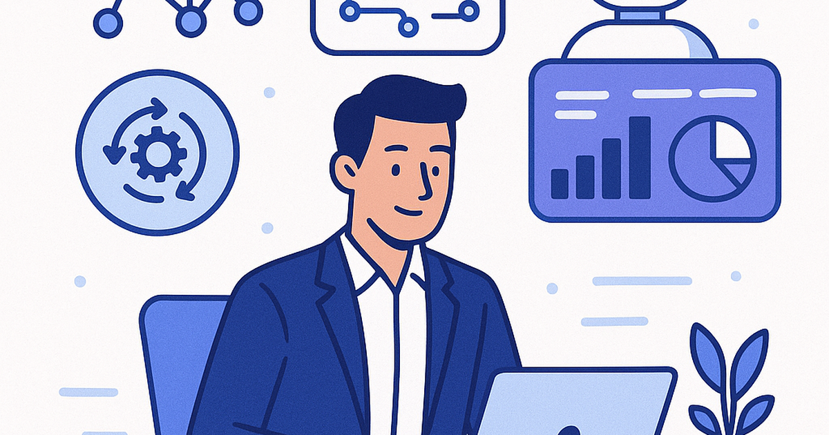 AI tools for entrepreneurs illustration showing automation and productivity enhancement