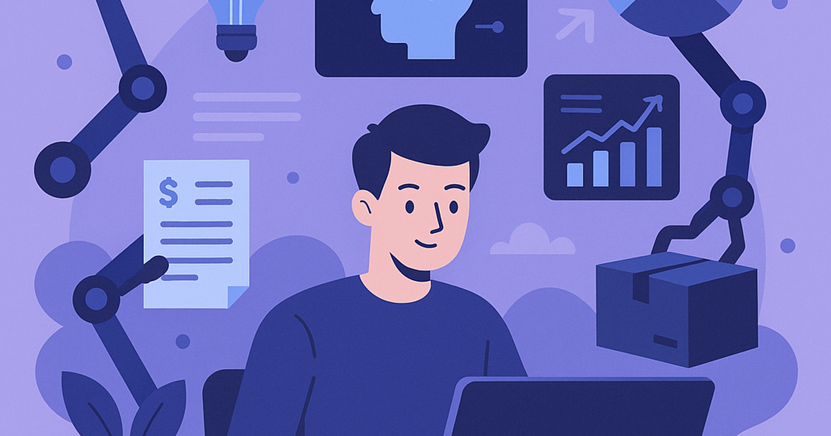 Bootstrapped founder using AI tools to automate business operations and accelerate growth