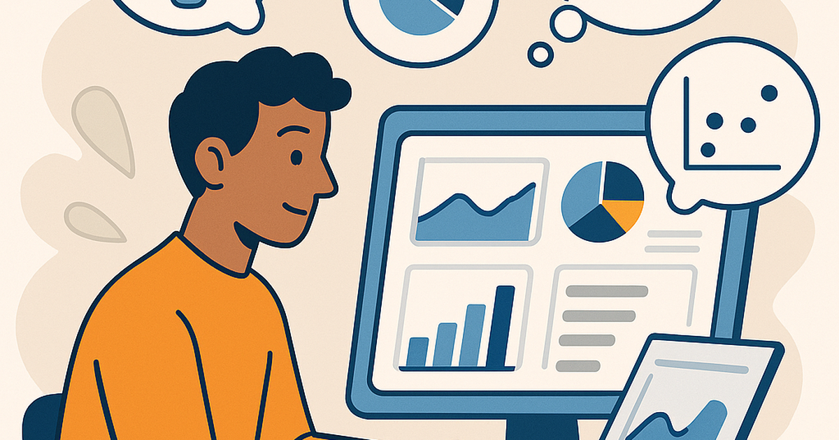 A founder analyzing data on a product validation platform dashboard, with graphs, charts, and customer feedback icons, representing evidence-backed decision making for a startup.