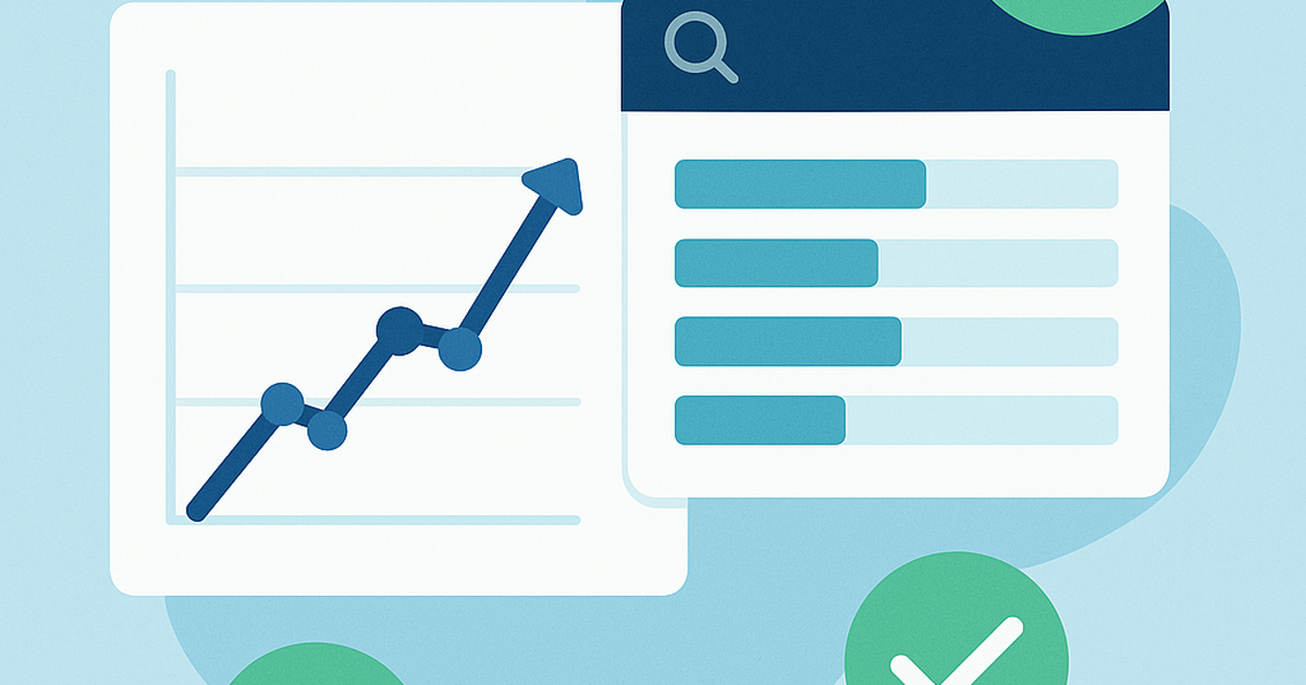 Google Trends data analysis dashboard showing upward trending graphs for product validation research