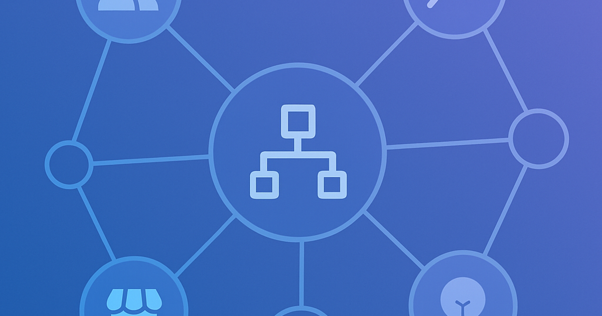 Network diagram illustrating venture capital deal sourcing channels and founder discovery pathways