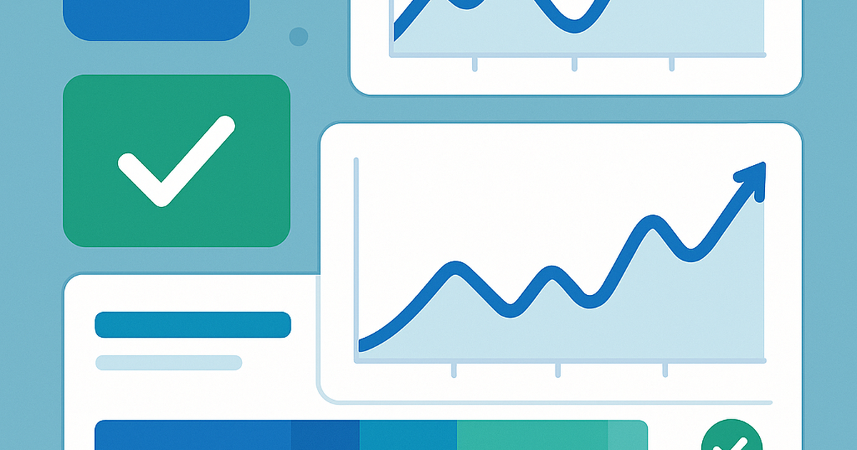 Google Trends API dashboard showing search trend validation data with upward growth charts and checkmark indicators