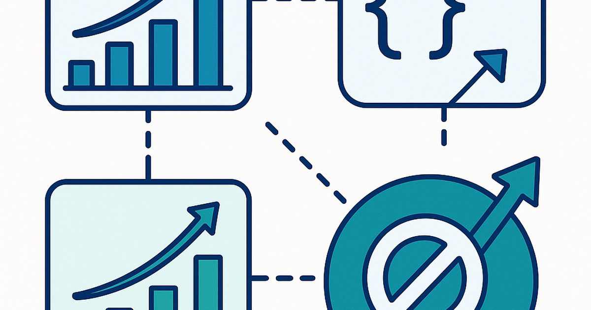 No-code SaaS revenue growth patterns visualization with platform icons and upward trending charts
