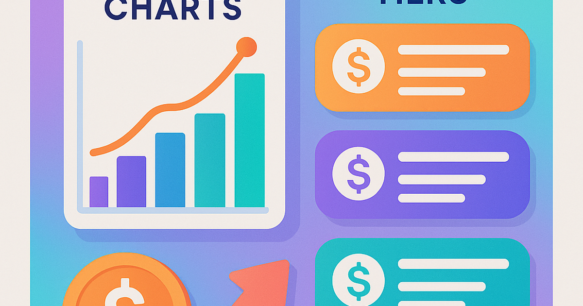 NoCode SaaS revenue models visualization with pricing charts and growth metrics