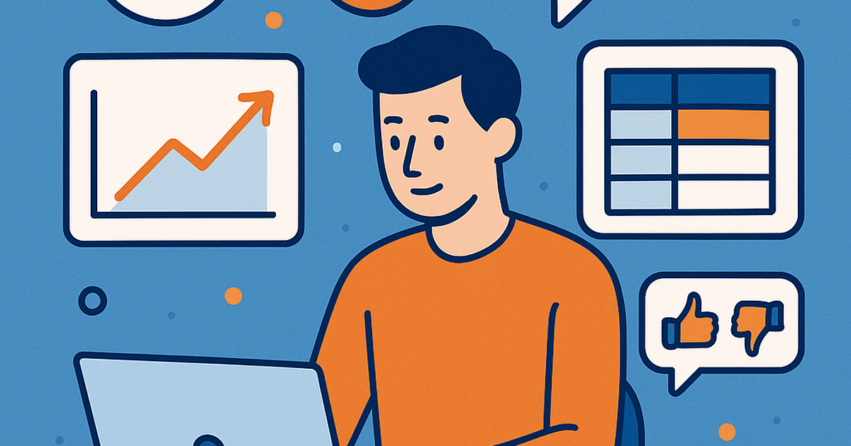 Solo entrepreneur conducting market validation research with digital tools and customer feedback analysis