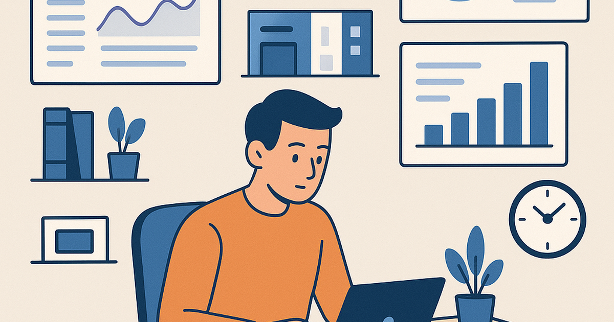 Solopreneur SaaS builder workspace showing organized time management and productivity systems for one-person teams