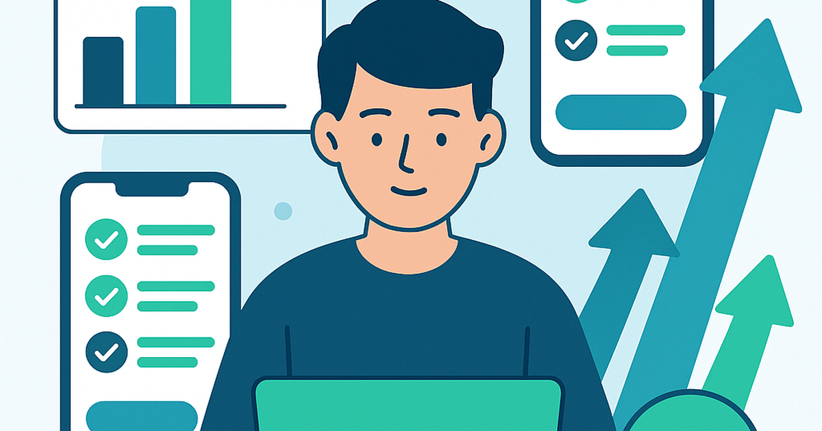 Business model validation platforms illustration showing digital tools and analytics dashboards for entrepreneurs