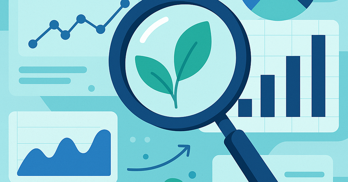 Illustration of market research and opportunity discovery for B2C SaaS validation with data visualization elements
