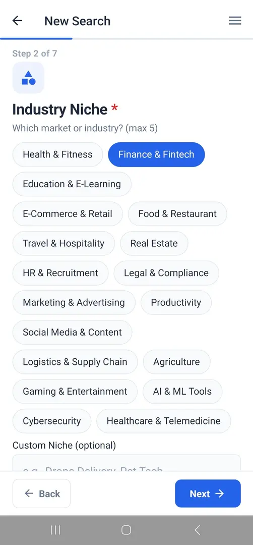 Unbuilt Lab - Search Criteria